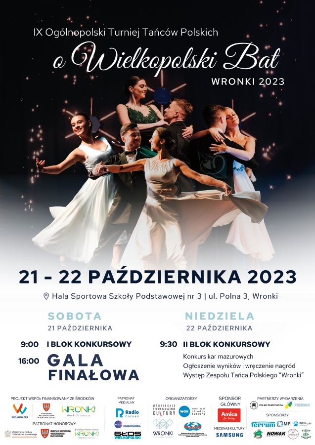 IX Ogólnopolski Turniej Tańców Polskich o „Wielkopolski Bat” - Organizator