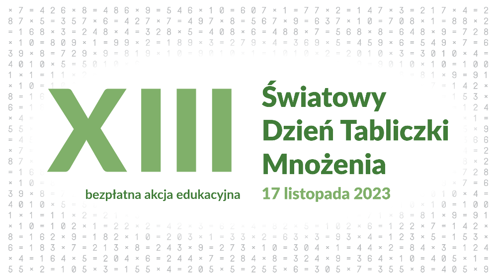 Światowy Dzień Tabliczki Mnożenia 2023 - Organizator