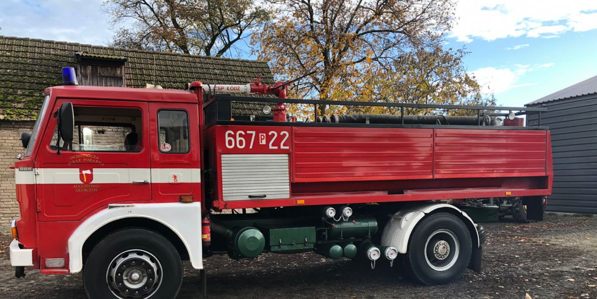 samochód OSP Augustowo - Głubczyn - Gmina i Miasto Krajenka