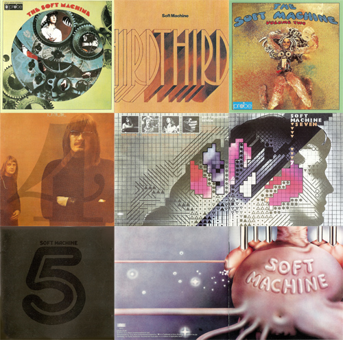 Soft Machine - Okładki płyt