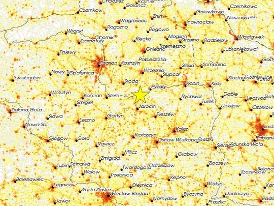 Mapa - trzęsienie ziemi - www.emsc-csem.org