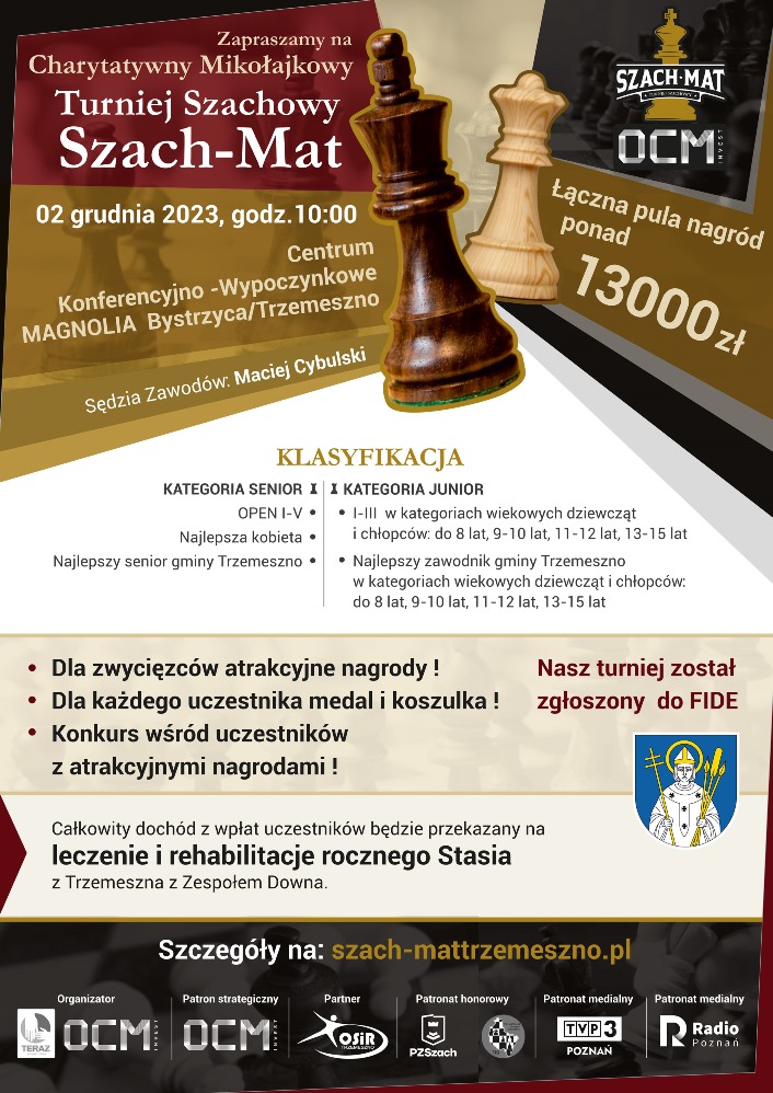 Mikołajkowy Charytatywny Turniej Szachowy „Szach-Mat” - Organizator