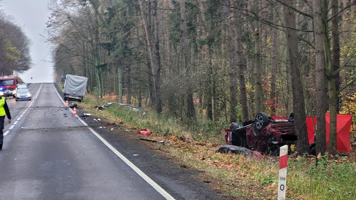 wypadek Grabówno-Okaliniec - KPP Piła