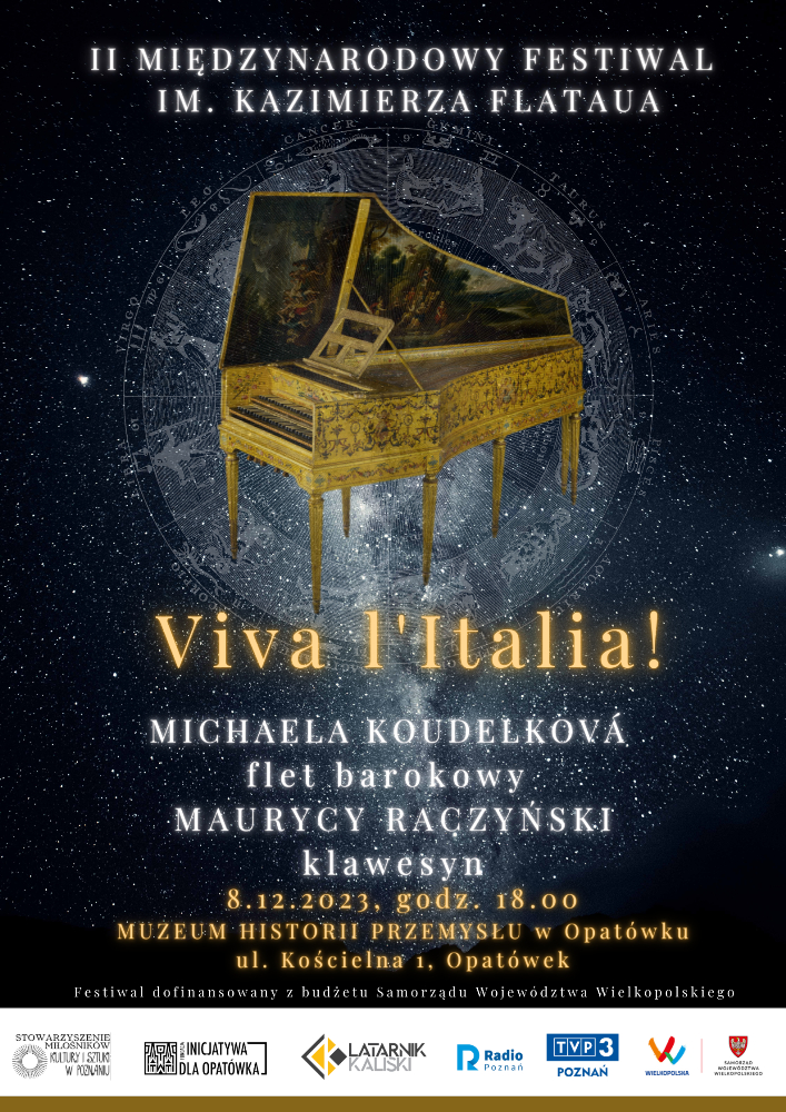 Międzynarodowy Festiwal im. Kazimierza Flataua - koncert „Viva l'Italia!” - Organizator