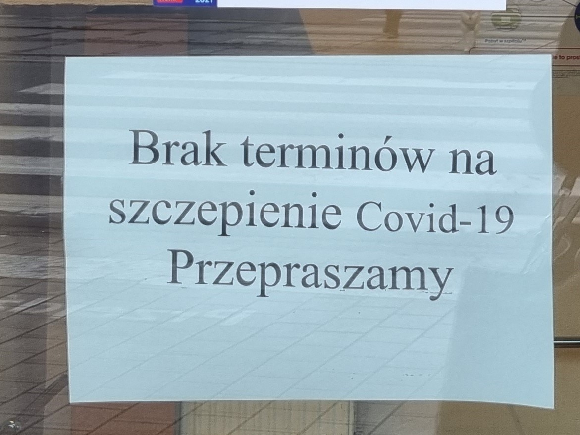szczepienie covid brak terminów - Magdalena Konieczna  - Radio Poznań