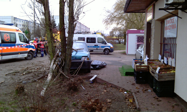 wypadek Poznań - Grzegorz Ługawiak