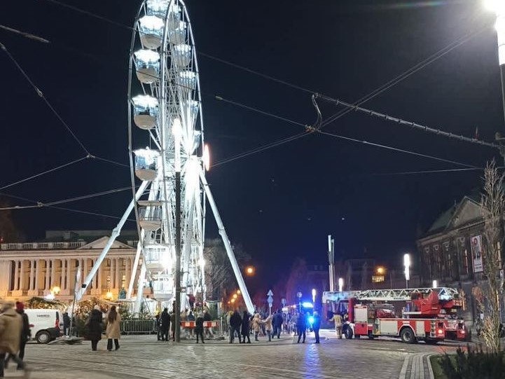 awaria młyna na placu wolności  - ig: poznan_moment