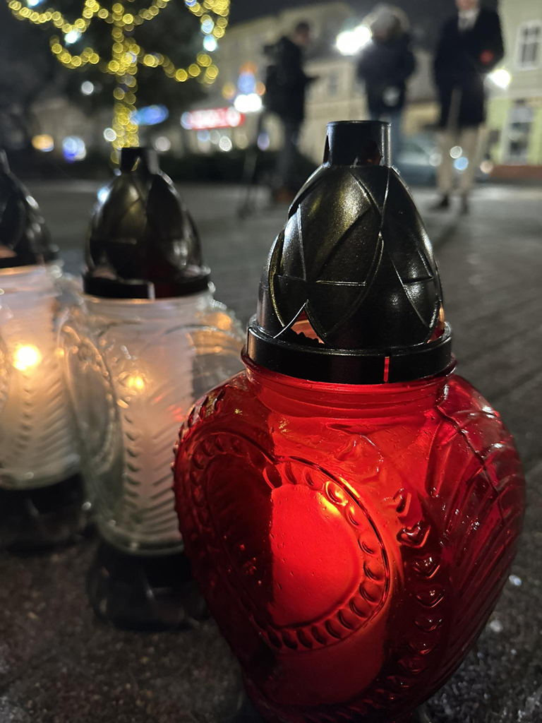 uczcili pamięć pawła adamowicza swarzędz - Marcin Staniewski