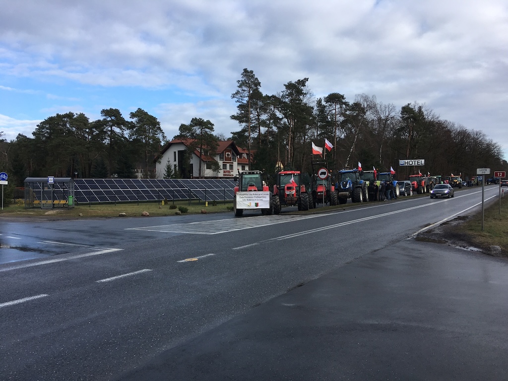 protest rolników - Jacek Marciniak - Radio Poznań