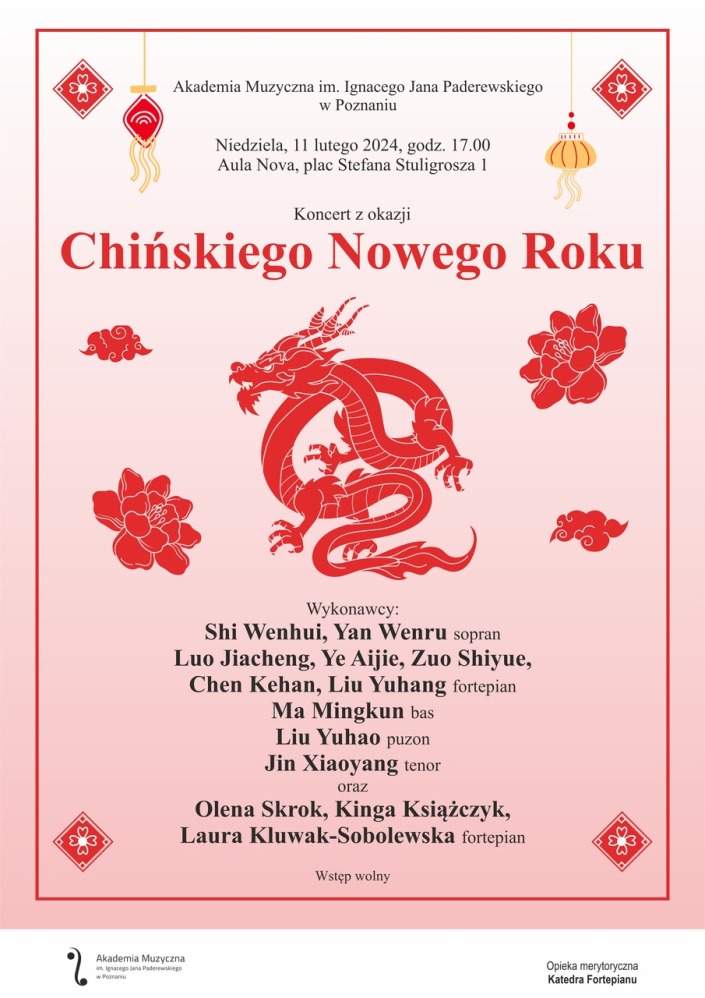 Koncert z okazji Nowego Chińskiego Roku - Organizator