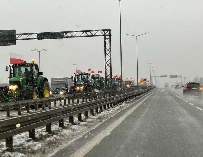 Komorniki rolnicy protest - MotoSygnały
