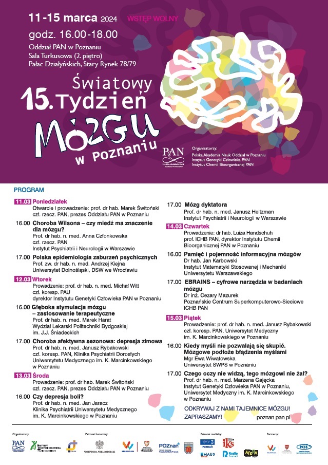 15. Tydzień Mózgu w Poznaniu - Organizator