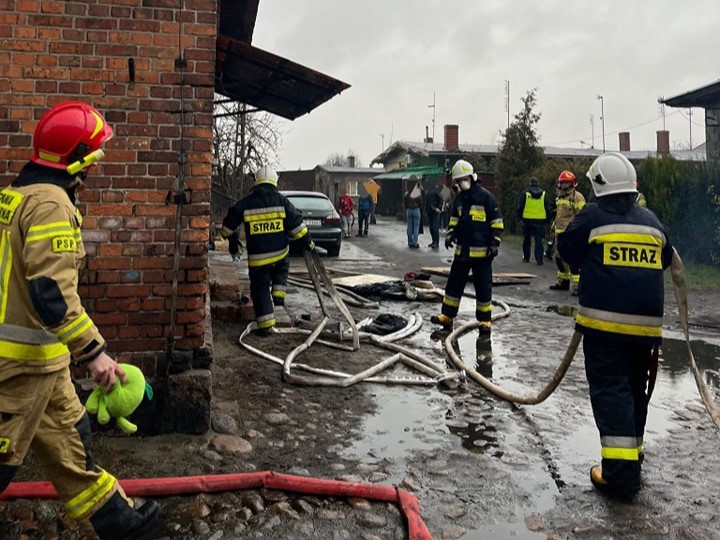 Pożar szalejewo drugie - OSP Zalesie Wielkopolskie 