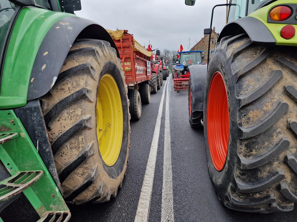 protest rolników kwilcz - Grzegorz Ługawiak - Radio Poznań