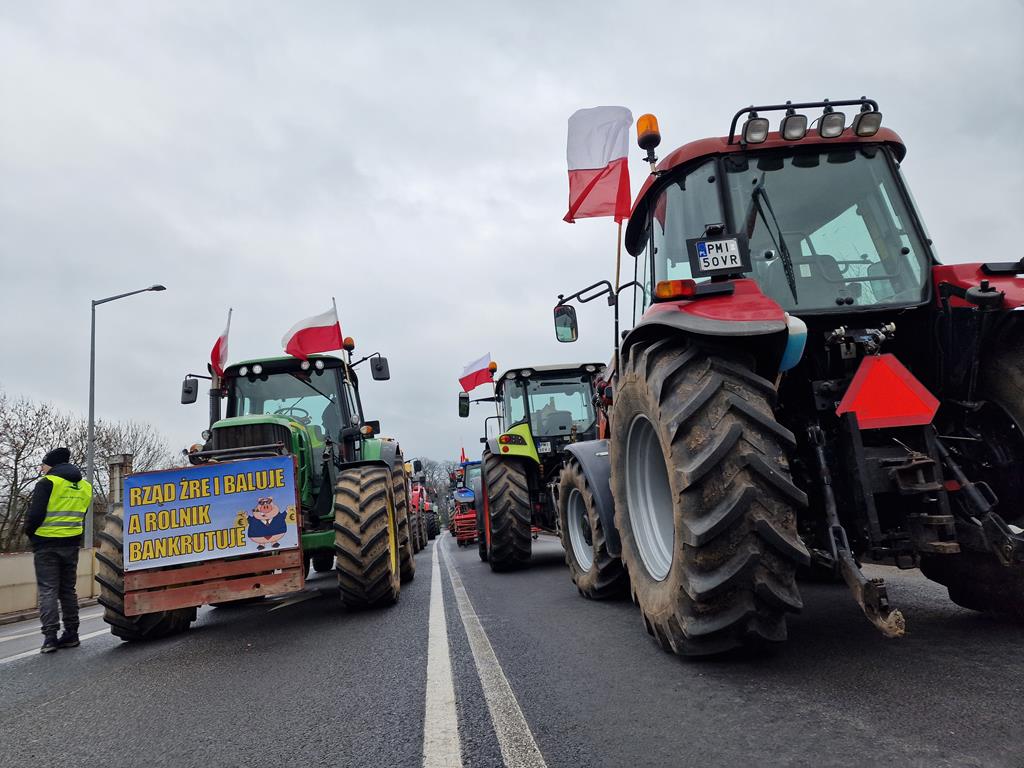 protest rolników kwilcz - Grzegorz Ługawiak - Radio Poznań