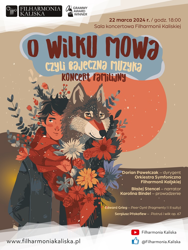 Muzyka jak z bajki - Pierwszy Dzień Wiosny w Filharmonii Kaliskiej - Organizator