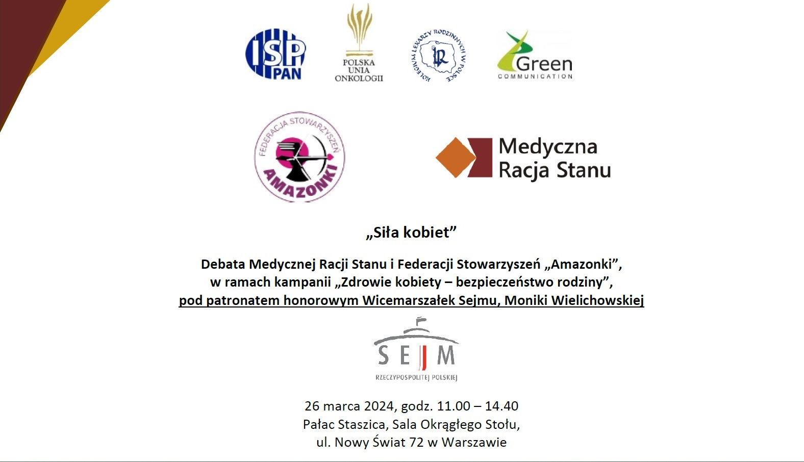 Siła kobiet 2024 - Organizator