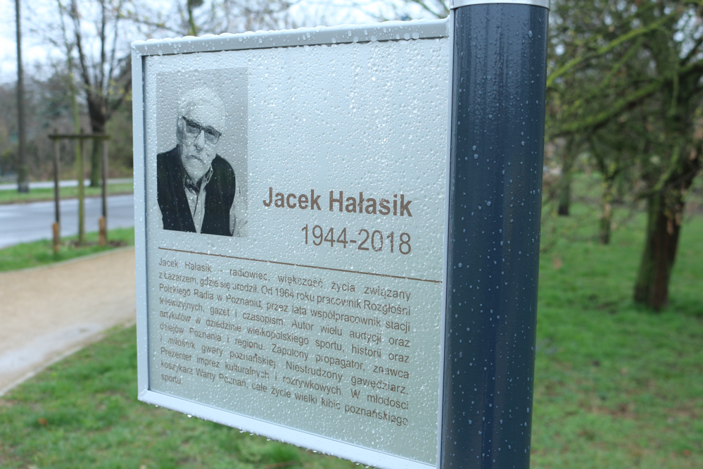 owtarcie skweru jacka hałasika - Leon Bielewicz  - Radio Poznań