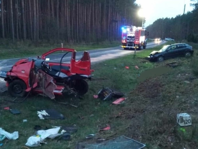 boruja nowa wypadek  - KP PSP Nowy Tomyśl 