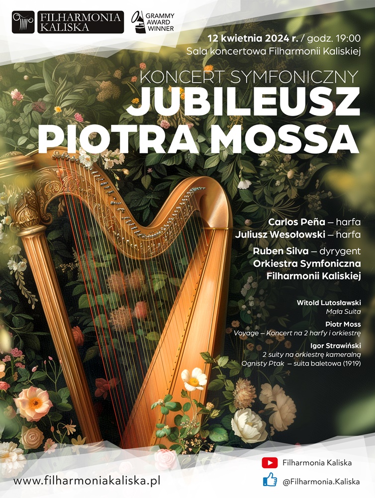 Barwy harf i niesamowity „Ognisty ptak” w Filharmonii Kaliskiej - Organizator