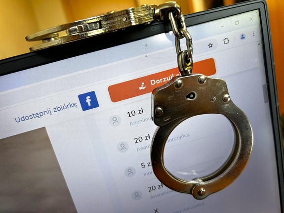 zbiórka oszustwo internet - KPP Szamotuły