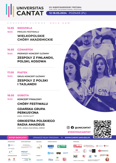 XVI Międzynarodowy Festiwal Universitas Cantat 2024 - Organizator
