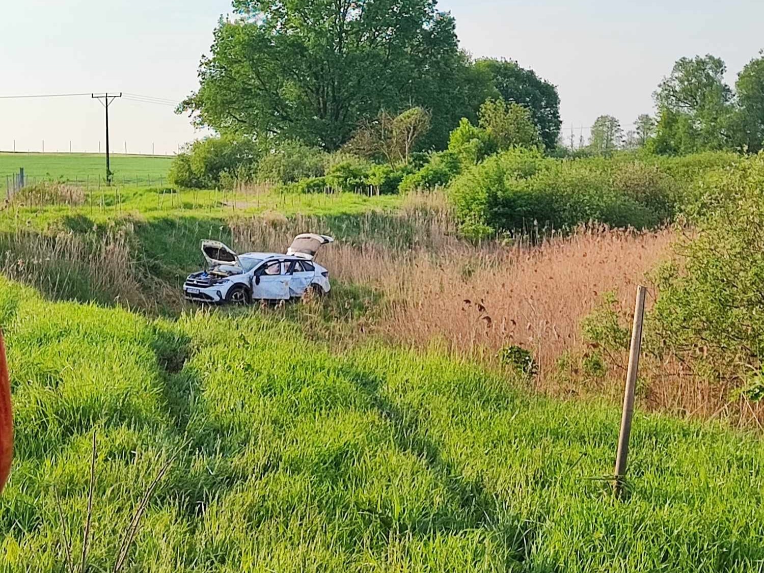 wypadek powodowo  - OSP Wroniawy