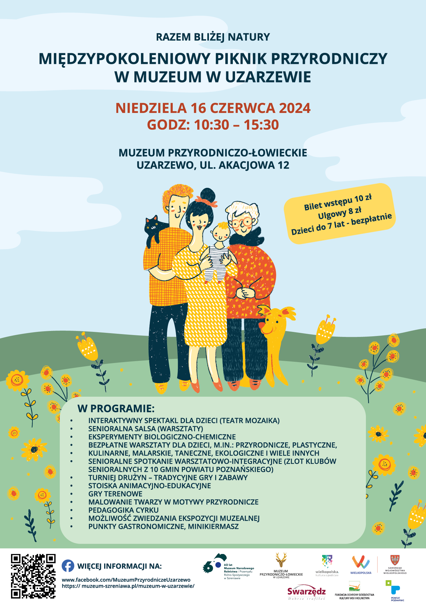 Plakat Piknik Przyrodniczy - Uzarzewo