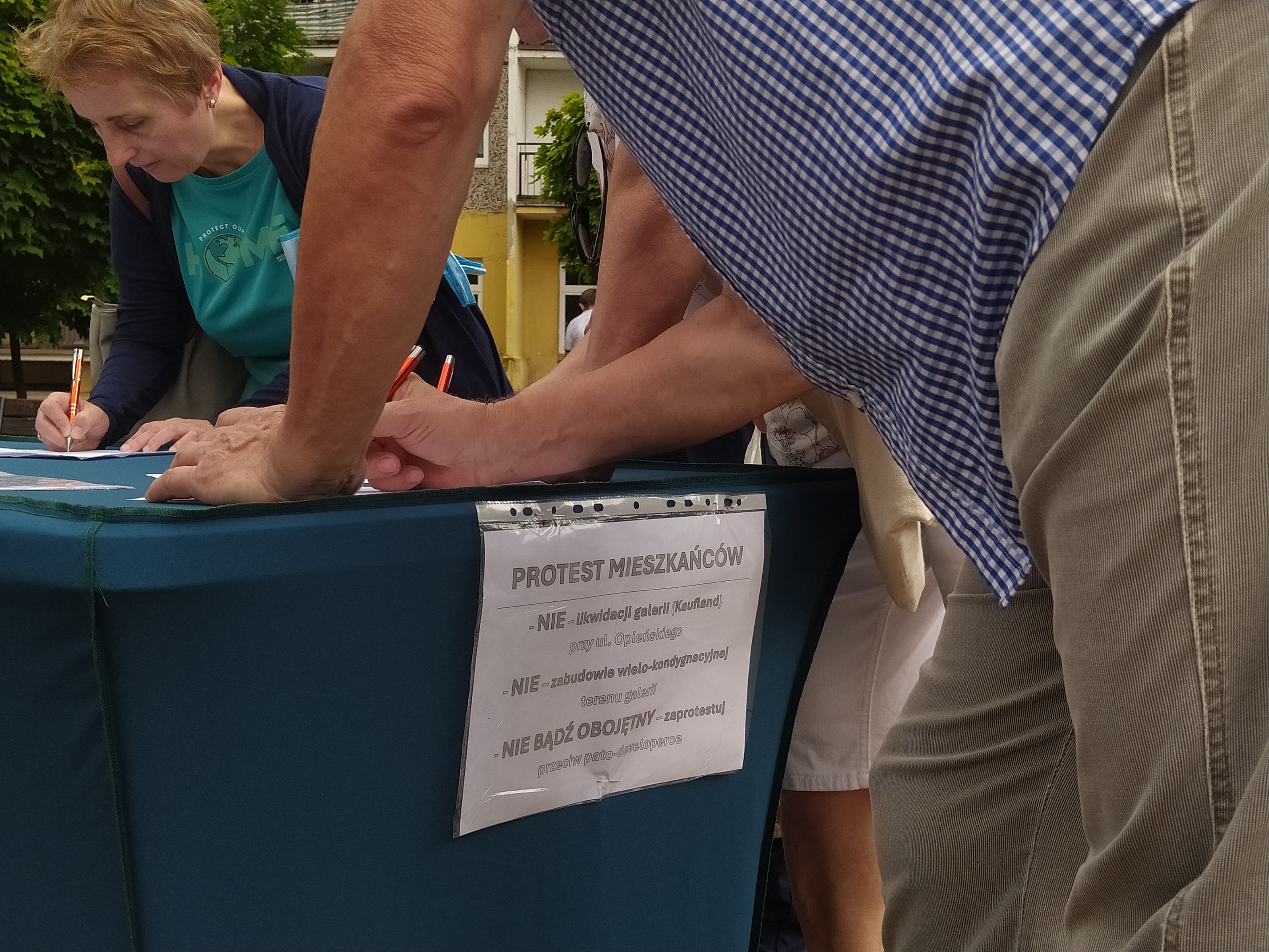 protest na Batorego - Eliza Hajdenrajch