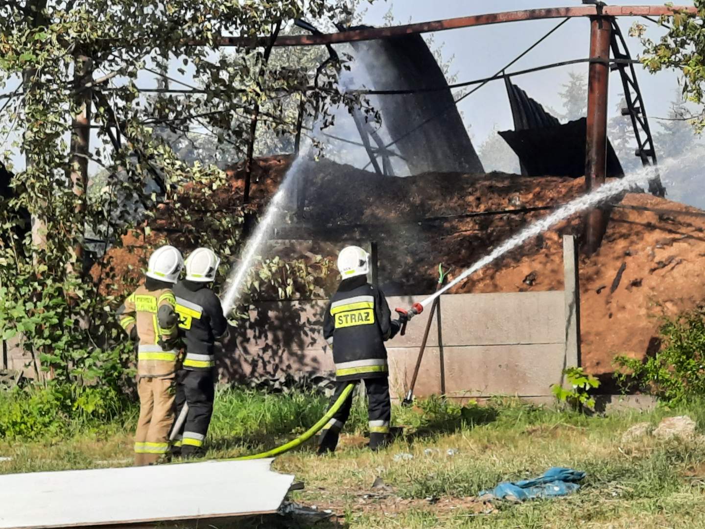 pożar stolarni gniezno - Rafał Muniak - Radio Poznań