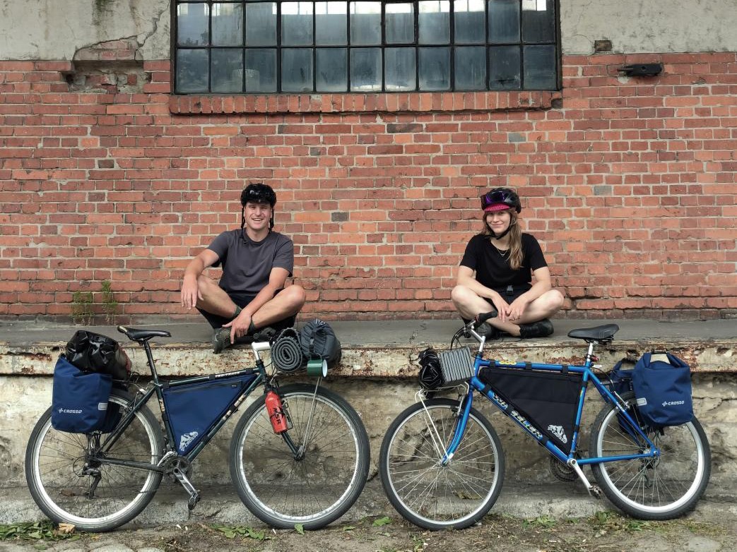 Poznaniak wyruszył w rowerową podróż do Mongolii  Łukasz Majewski - Archiwum Łukasza Majewskiego