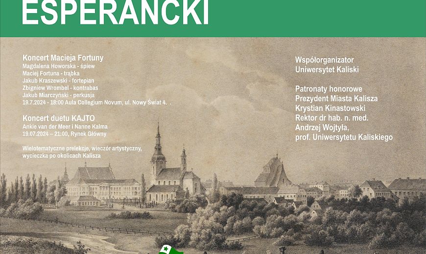 esperanto kongres plakat - UM Kalisz