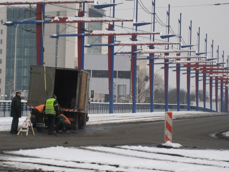 Spawanie szyny - Most Dworcowy - Anna Skoczek