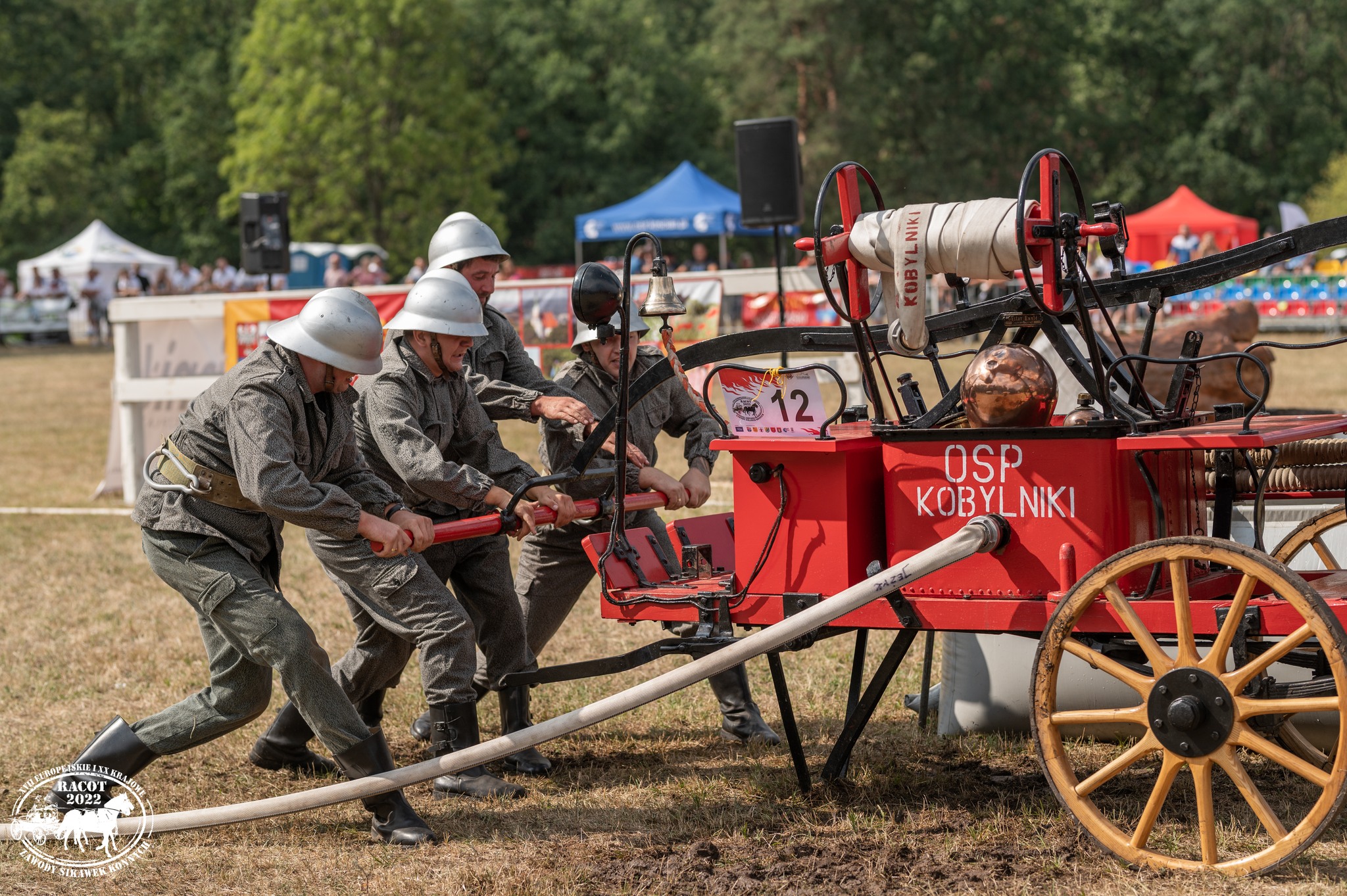Zabytkowe sikawki w akcji - Gmina Kościan