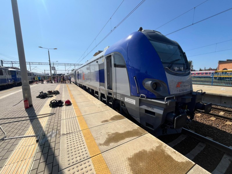 pożar lokomotywy leszno - Komenda Miejska PSP Leszno