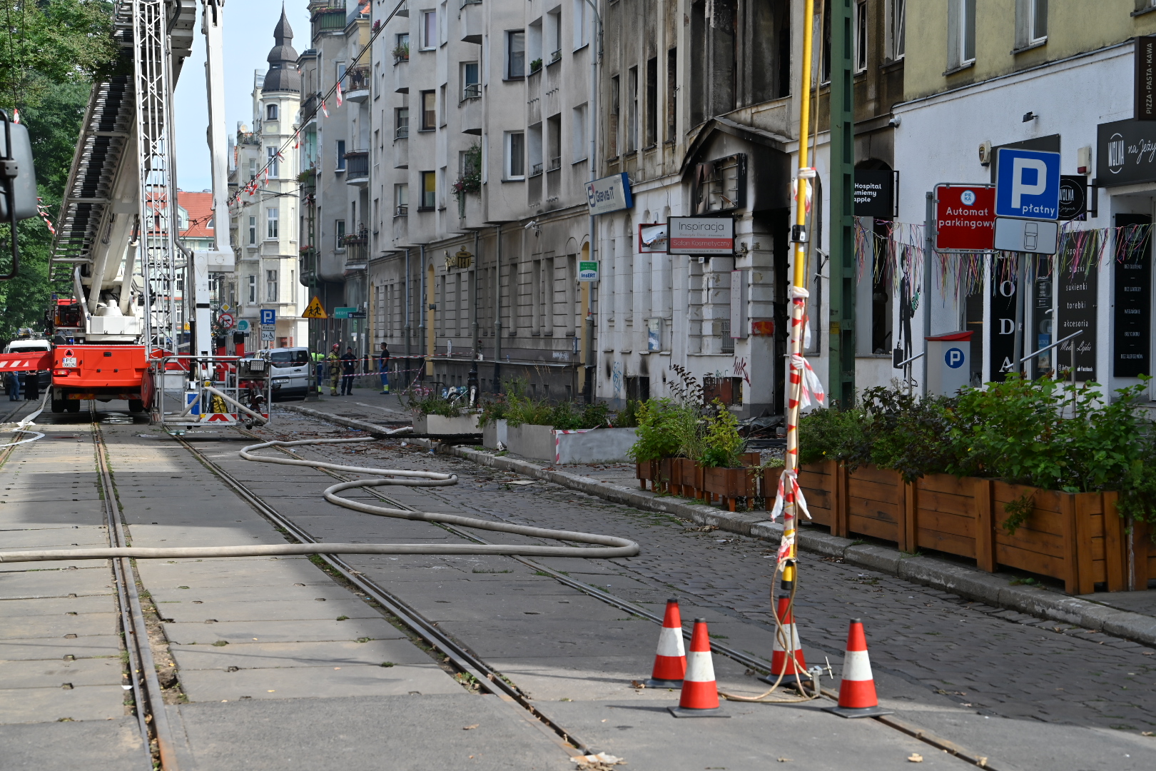 Pożar kamienica kraszewskiego jeżyce - Wojtek Wardejn - Radio Poznań