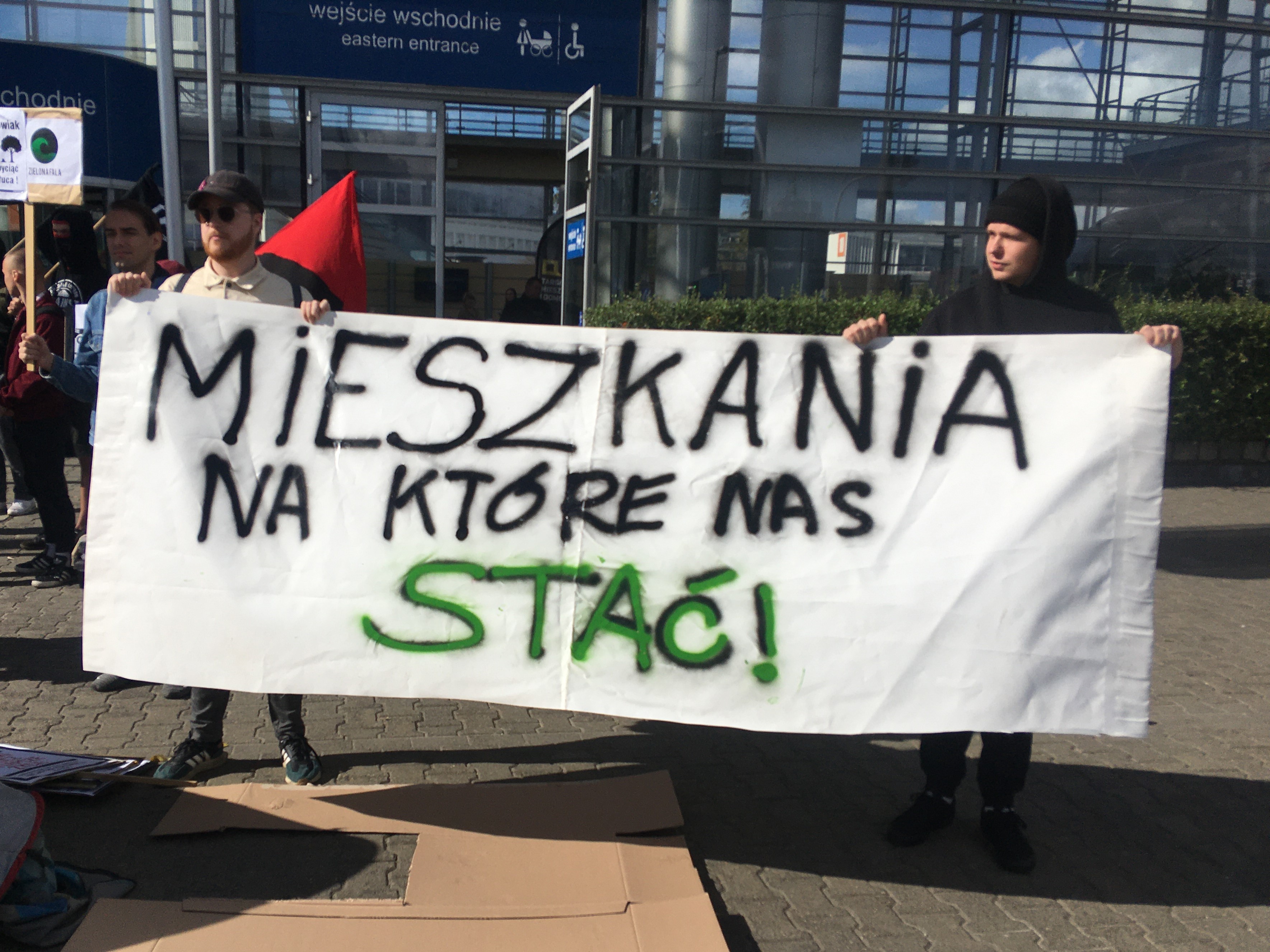 protest przeciwko deweloperom - Jacek Butlewski