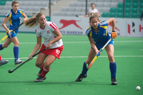 Hokej na trawie - Polska -Ukraina - FIH Stanislas Brochier