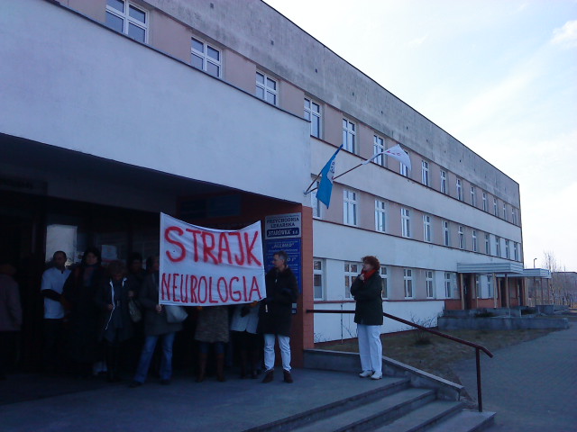 Strajk w szpitalu w Koninie - 24-godzinny - Iwona Krzyżak