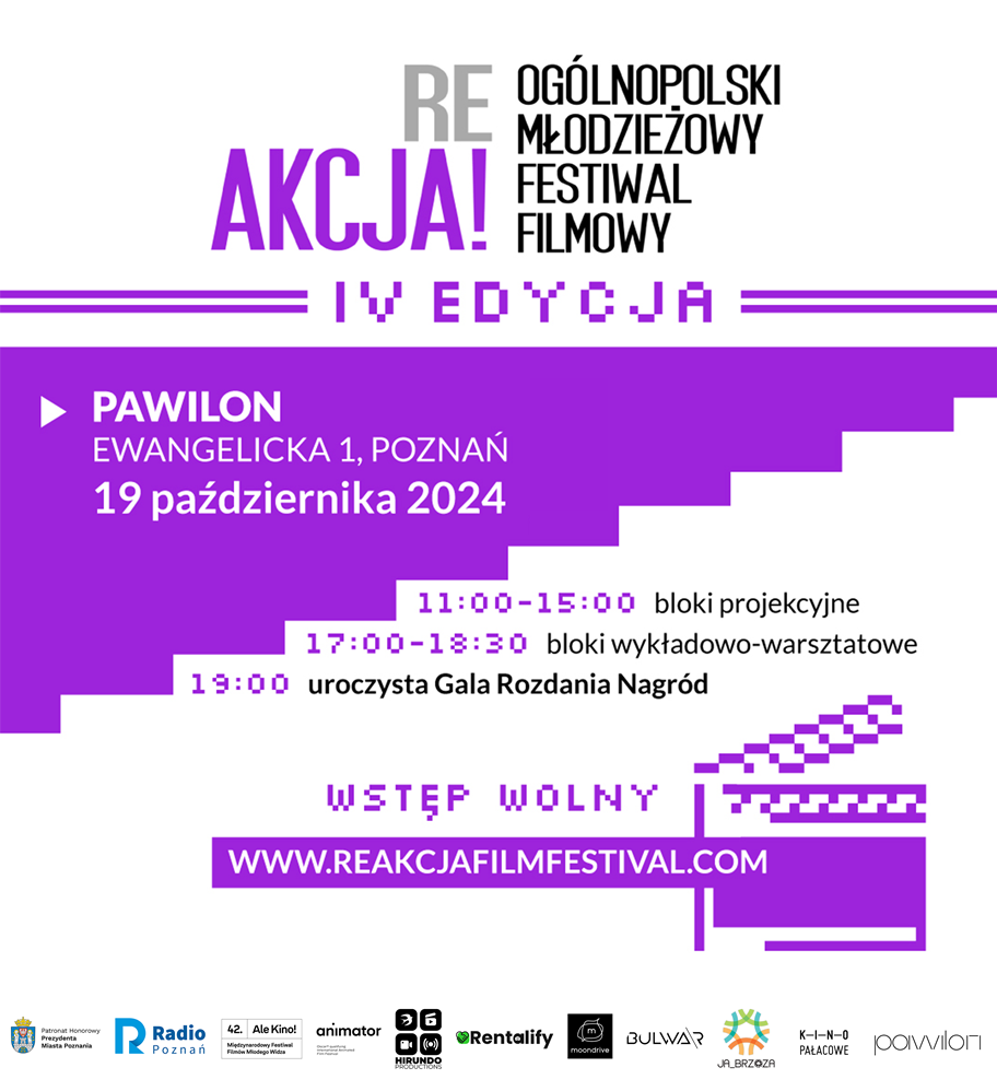 Ogólnopolski Młodzieżowy Festiwal Filmowy reakcja! - Organizator