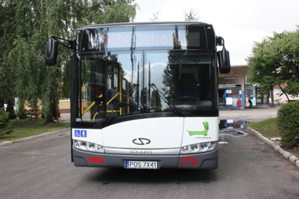 Niebieski autobus niskopodłogowy - Ostrów Wlkp. - UM Ostrów