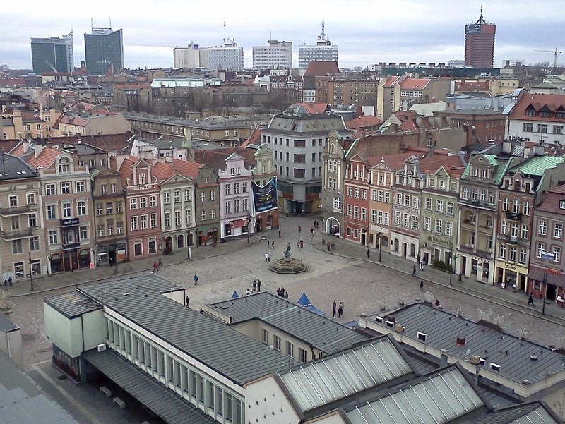 Stary Rynek, Poznań - widok z Ratusza - Adam Michalkiewicz