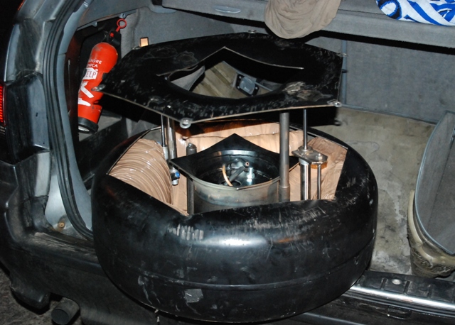 Narkotyki w butli gazowej - Policja/Piła