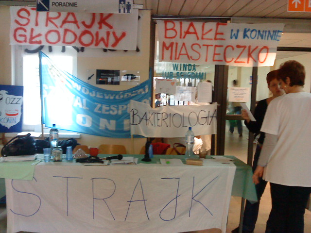 Strajk głodowy w szpitalu w Koninie - Iwona Krzyżak