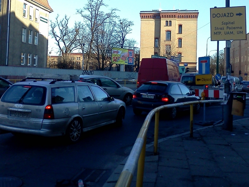 Korki na ul. Grunwaldzkiej, Matejki   - Adam Michalkiewicz