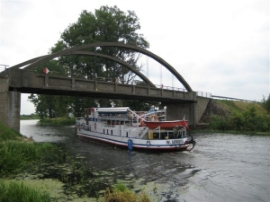 Statek Łokietek na Noteci - Wiesława Pinkowska