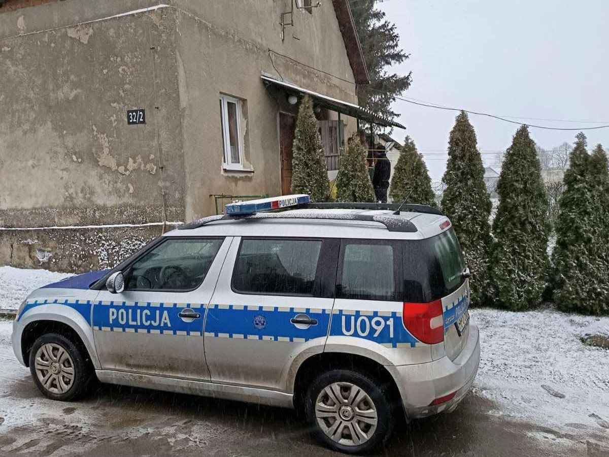 tulce pożar - Policja