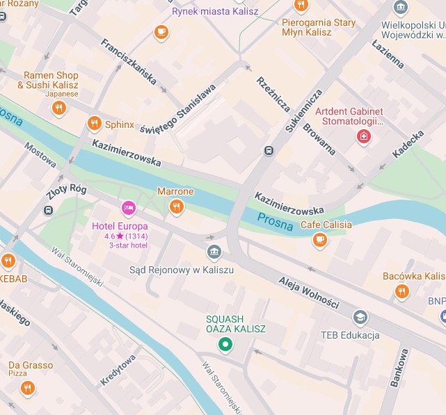Kazimierzowska Kalisz - Google Maps
