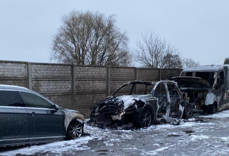 spalone auta wolsztyn - Policja Wolsztyn