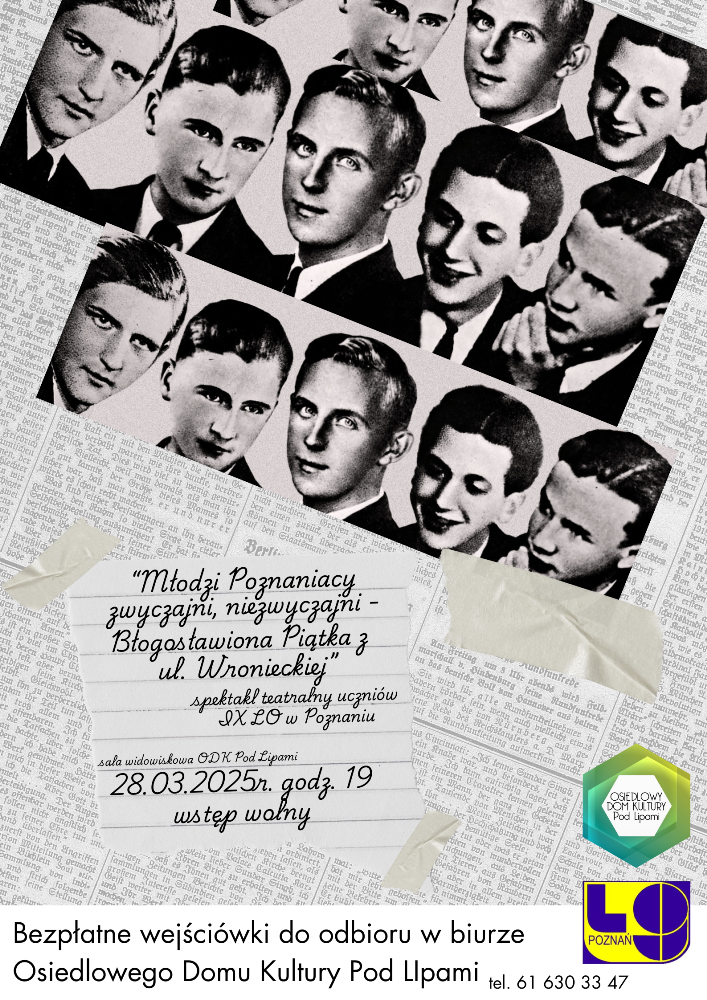 Młodzi poznaniacy, zwyczajni, niezwyczajni – Błogosławiona Piątka z ulicy Wronieckiej - Organizator